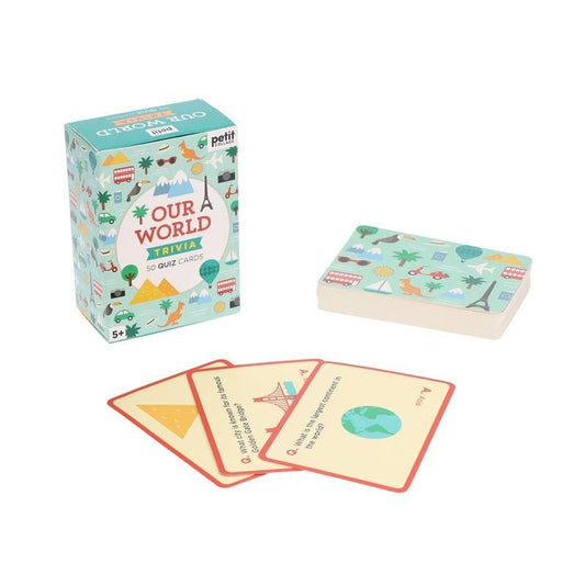 Petit Collage Our World Trivia Cards