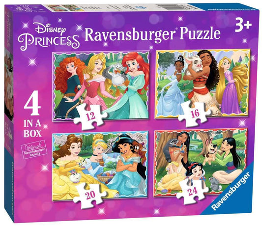 Ravensburger Disney Princess 4 In A Box Jigsaw Puzzle