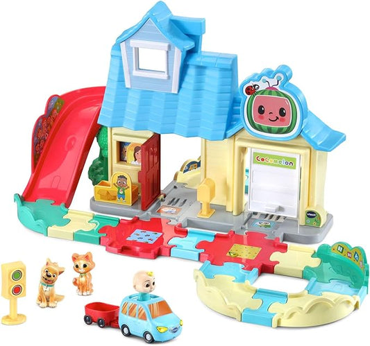 VTech CoComelon Go! Go! Smart Wheels JJ's House Track Set Small