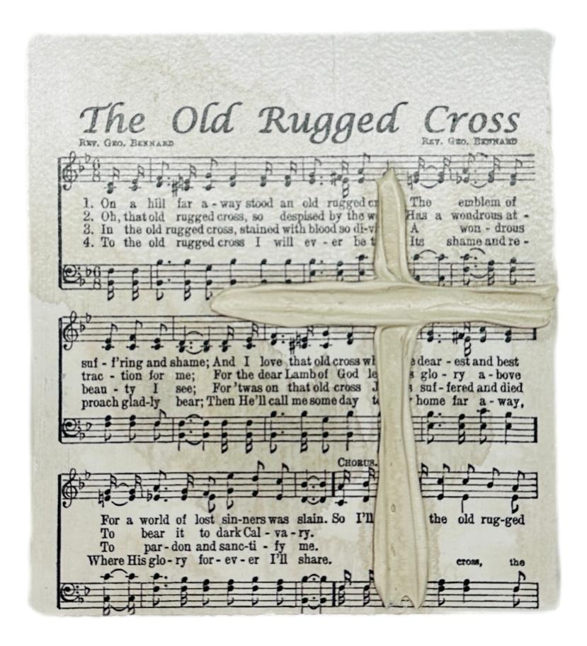 Hymn Handpainted Wooden Block