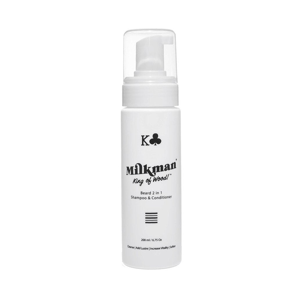 Milkman King of Wood 2 in 1 Beard Shampoo and Conditioner