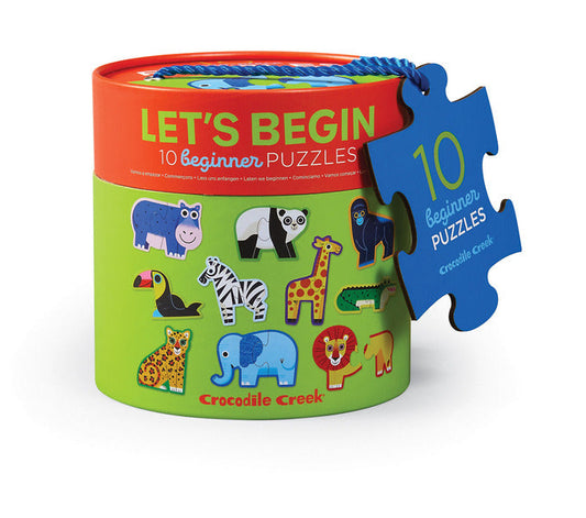 Crocodile Creek 2 Piece Let's Begin Puzzles | Jungle