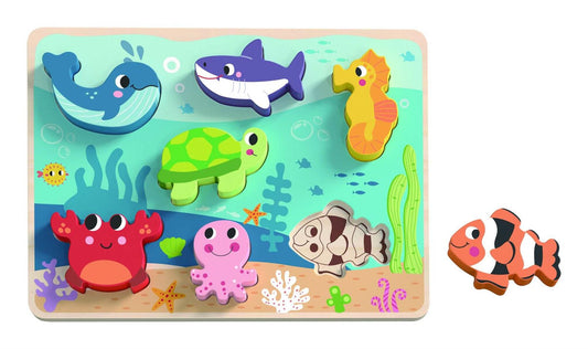 Wooden Marine Chunky Puzzle