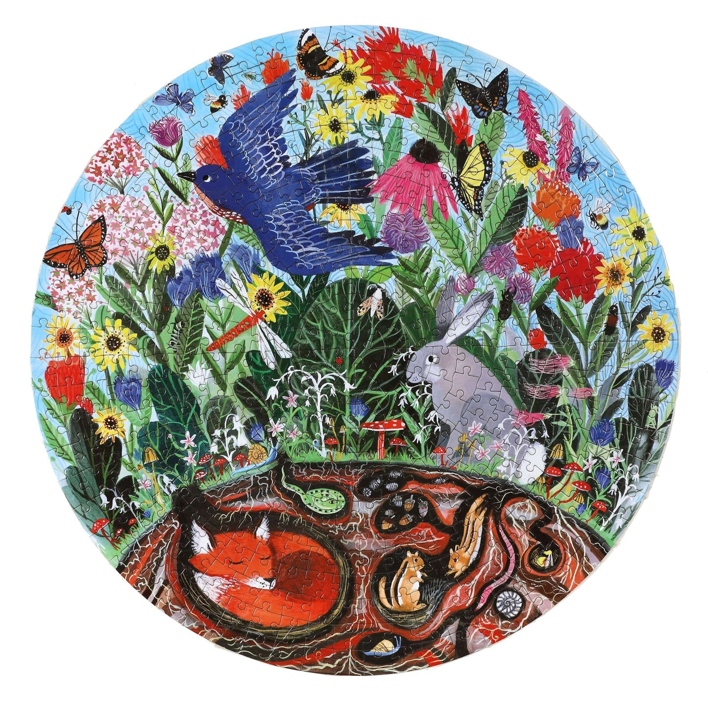 "Rewilding" Round Jigsaw Puzzle - 500 Pieces