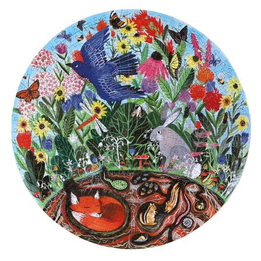 "Rewilding" Round Jigsaw Puzzle - 500 Pieces