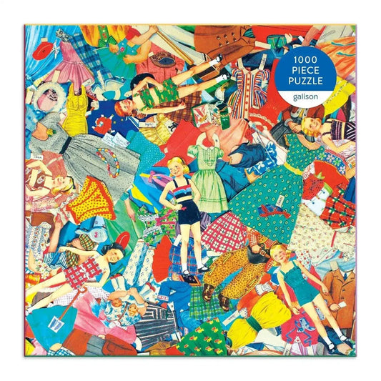 Vintage Paper Dolls  1000 Piece Jigsaw Puzzle in Square Box